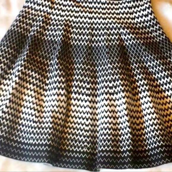 Chelsea & Theodore Stylish Knit Skirt. - size Medium in Black and White - Picture 1 of 8